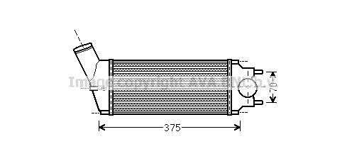 AVA QUALITY COOLING tarpinis suslėgto oro aušintuvas, kompresorius PE4342